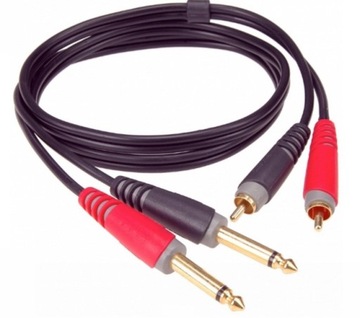 Klotz AT-CJ0200 KABEL 2m 2xJACK/2xRCA