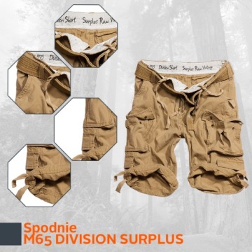 SURPLUS Брюки Шорты M65 DIVISION Винтаж 4XL