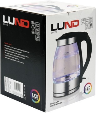 ЭЛЕКТРИЧЕСКИЙ ЧАЙНИК СО СВЕТОДИОДНОЙ ПОДСВЕТКОЙ 1,8 Л ЛУНД