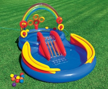 Надувная игровая площадка Rainbow 297 x 193 x 135 см INTEX 57453