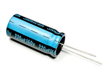 220uF 160V 105' JAMICON TK 16x35.5mm kondensator