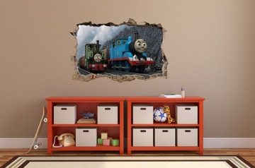 НАСТЕННЫЕ НАКЛЕЙКИ Отверстие TOMEK THE TRAIN 19 70x46 см
