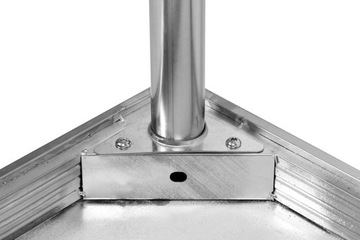 ГАСТРОНОМИЧЕСКАЯ СТОЛЕШНЯ YATO 120x60см С ПОЛКОЙ ИЗ ИНОКСА