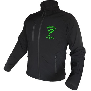 Kurtka Softshell Z Haftem Własnego Wzoru Logo firm