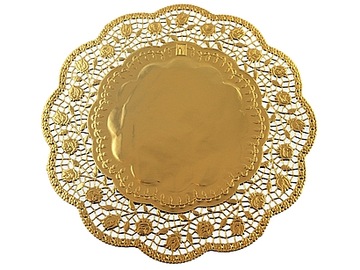 Салфетка бумажная Золотая Свадьба и Причастие 10 шт. 36см.