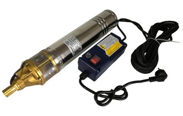 POMPA GŁĘBINOWA ŚRUBOWA WODY CZYSTEJ STUDNI WĄSKA 750W MOCNA WYDAJNA 1