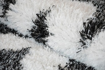 фото ориг. №6, Carpet shaggy polyester 5cm 200x300 zigzag black