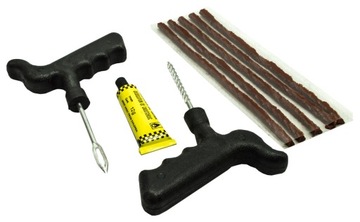 КОМПЛЕКТ ДЛЯ РЕМОНТА ВУЛКАНИЗАЦИИ ШИН С КЛЕЕМ