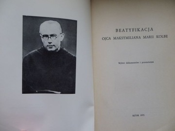 Beatyfikacja O Maksymiliana Kolbe Rzym 1971 rok