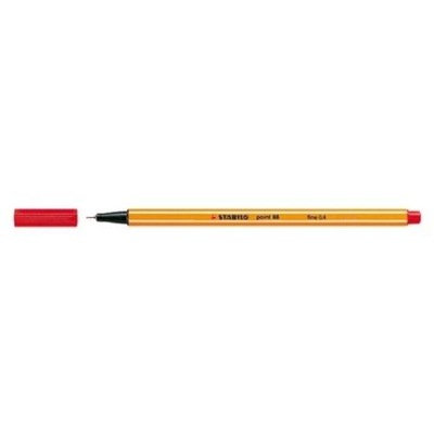 Cienkopis kreślarski Stabilo czerwony 88/40 1 szt. 0,4 mm