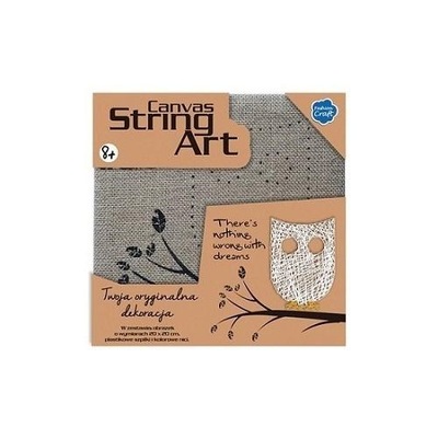 Obrazek String Art. Sowa