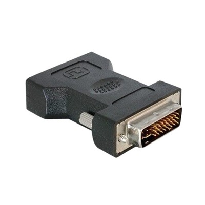 ADAPTER DVI-I(M)(24+5) DUAL LINK->VGA(F) CZARNY DELOCK