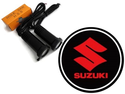 LUZ DIODO LUMINOSO LED POWITALNE LOGOTIPO SUZUKI LASER 3D MAX POTENCIA  