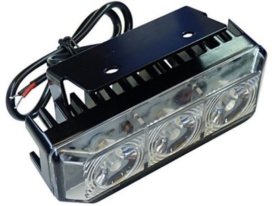 LAMPA LED do jazdy dziennej DRL IP67 11 cm 12V 24V