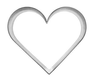 Foremka SERCE 15,6 cm - wykrawacz serca, serduszko