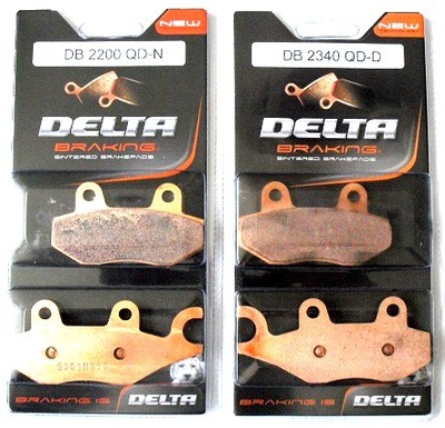 DELTA BRAKING PADS BRAKE KH165 FRONT - ZASTEPUJA DB2340MX-D AND DB23 - milautoparts-fr.ukrlive.com