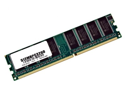 Pamięć 512MB DDR 400 MHz 512 MB firmow