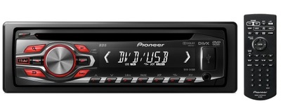Pioneer DVH-340UB Radio samochodowe 1DIN CD DVD Video AUX MP3 USB