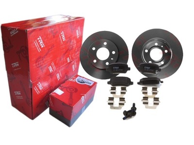 DISCS PADS TRW REAR OPEL ASTRA H ZAFIRA COMBO - milautoparts-fr.ukrlive.com