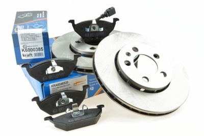 KRAFT DISQUES SABOTS DE FREIN AVANT AUDI A1 A3 SEAT IBIZA 3 4 5 LEON TOLEDO 2 - milautoparts-fr.ukrlive.com