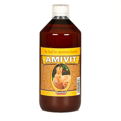 AMIVIT K 1L witaminy aminokwasy króliki królik