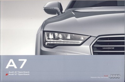 Audi A7 prospekt 2015 Czechy 118 str. 