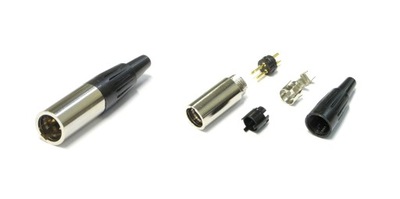 Wtyk XLR mini 3 Pin na kabel