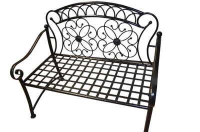ŁAWKA SOFA Z ROZETAMI OGRODOWA OD PRODUCENTA