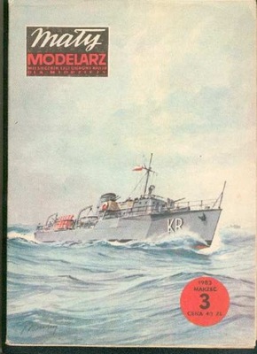 MM 3/1983 Polski trałowiec redowy KORMORAN