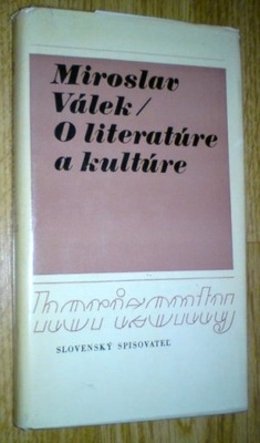 O LITERATURE A KULTURE Valek jęz. słowacki