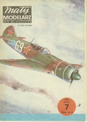 MM 7/1983 Samolot myśliwski "Ła-7"