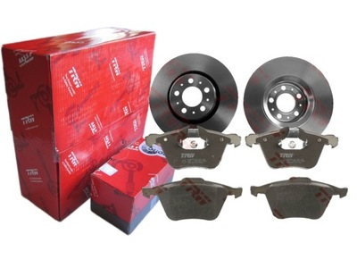 DISCS + PADS TRW FRONT VOLVO S60 XC90 316MM - milautoparts-fr.ukrlive.com