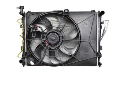 Комплект радиатор вентилятор kia carens iii 06- at фото №1