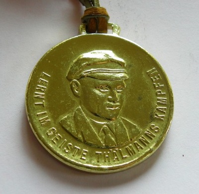 medal LERNT IM GEISTE THALMANNS KAMPFEN