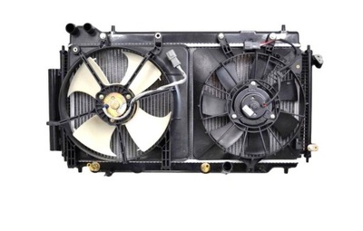 Новий комплект радіатор вентилятор honda jazz 03-at фото №1