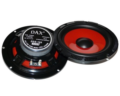 Głośniki samochodowe DAX ZGE-165 240W WOOFER 165mm 