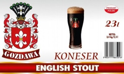 Piwo brewkit KONESER ENGLISH STOUT