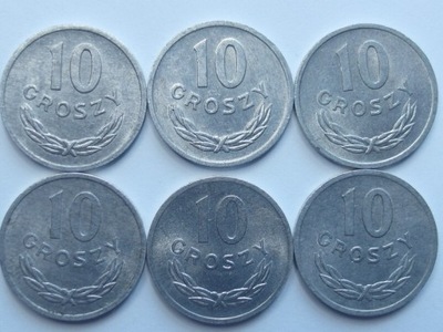 Moneta 10 gr groszy 1966 r b. ładna