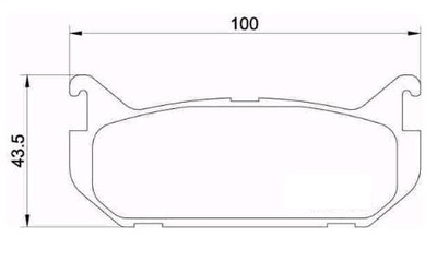 SABOTS DE FREIN DE FREIN AVANT OPEL SPEEDSTAR, LANCER - milautoparts-fr.ukrlive.com