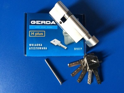 ATESTOWANA WKŁADKA GERDA H PLUS 30/45gałka Nikiel