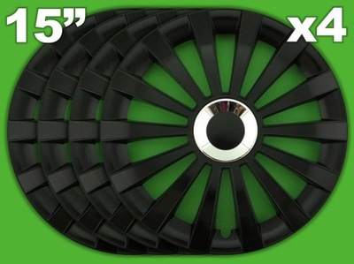 WHEEL COVERS MERIDIAN 15'' CITROEN NEMO BERLINGO BLACK - milautoparts-fr.ukrlive.com