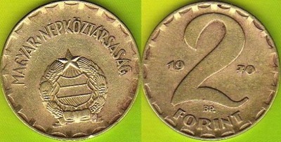 Węgry - 2 Forint 1970 r.