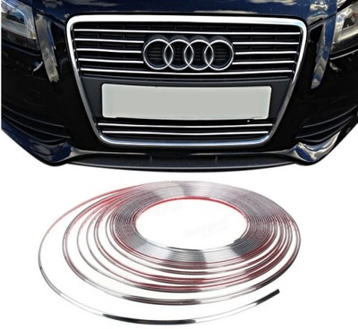 FACING, PANEL CHROME CHROMIZED ON RADIATOR GRILLE AUDI A4 B6 B7 B9 A3 8P 8V Q3 Q5 - milautoparts-fr.ukrlive.com