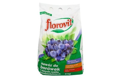 FLOROVIT NAWÓZ granulowany do borówki 3 kg