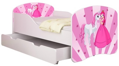 Łóżko dziecięce 160x80 szuflada + materac 80x160