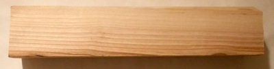 DR0026 Drewno na rękojeść nóż knifemaking nóż jesion 22 x 5 cm