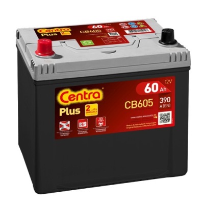 Акумулятор centra plus cb605 60ah l+ honda accord фото №1
