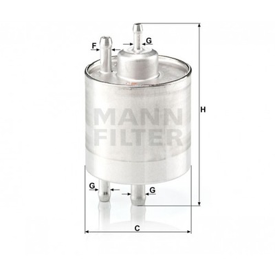 MANN FILTER FUEL WK711/1 MERCEDES A-CLASS W168 - milautoparts-fr.ukrlive.com