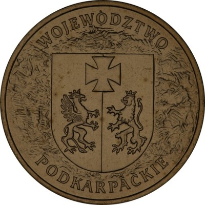 Moneta 2 zł Województwo Podkarpackie