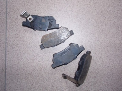 Тормозные колодки тормозные задние honda jazz 2008-2014r фото №1